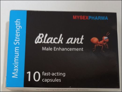 Black Ant Male Enhancement — 10 fast-acting capsules pack